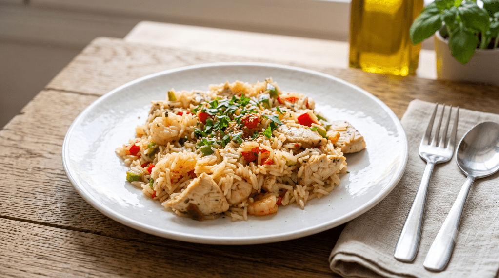 🍚 CANSADO DEL ARROZ BLANCO CON POLLO?&nbsp;🍚